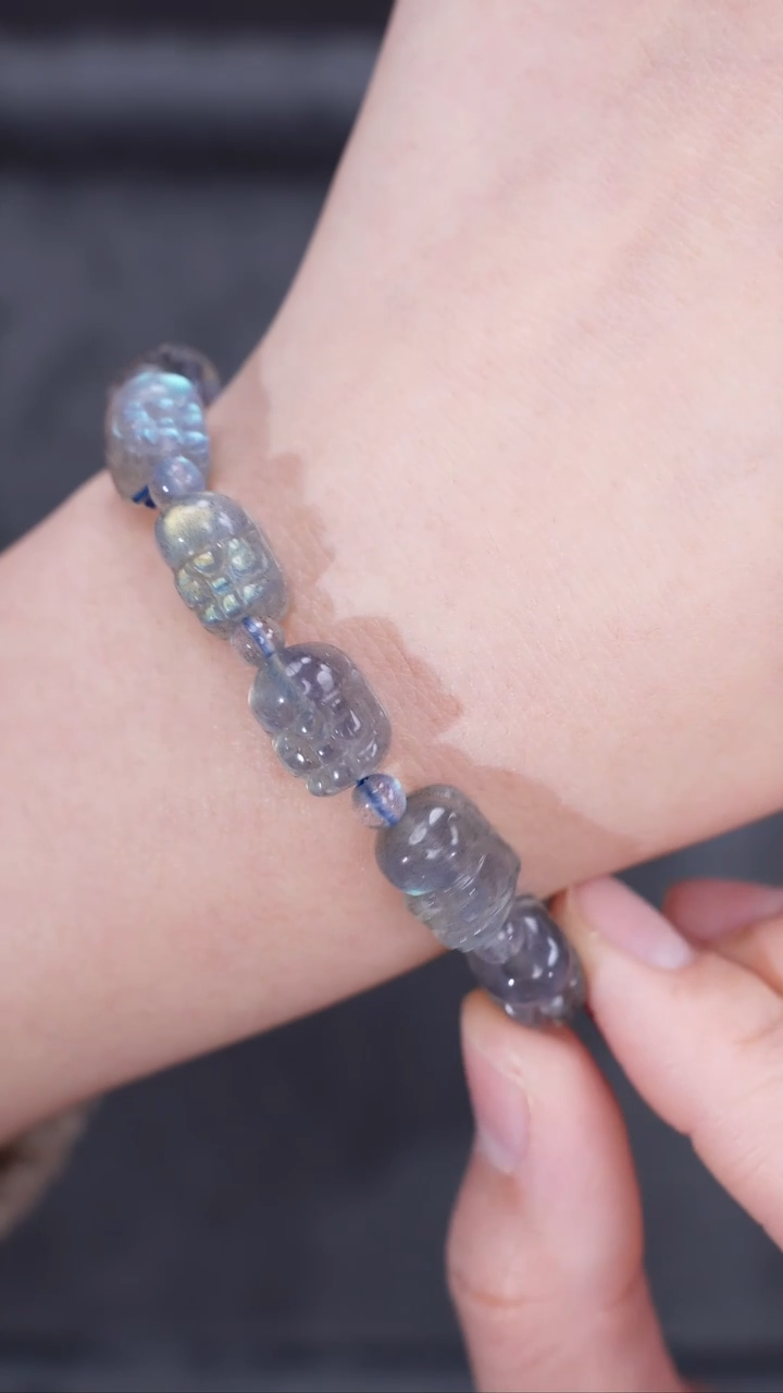 【闪购商品】拉长石手串未镶嵌手串