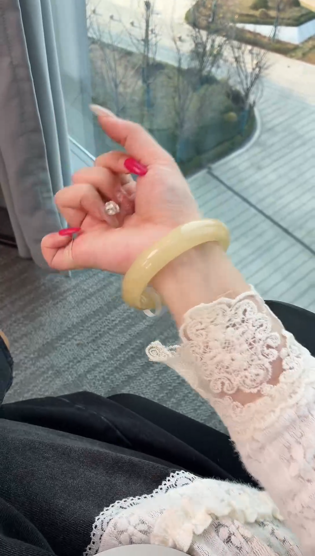 未镶嵌手镯石英质玉96.59.5