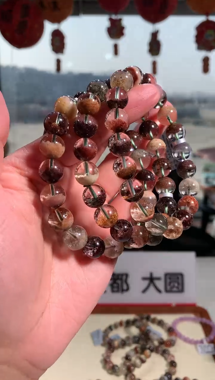 【闪购商品】水晶手链未镶嵌10.5-11mm四季幽灵多样性发其一