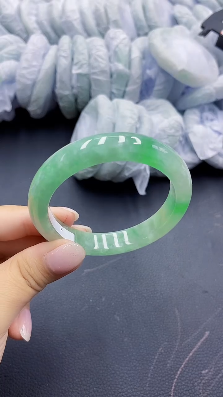 高冰透美人手镯 所见即所得105