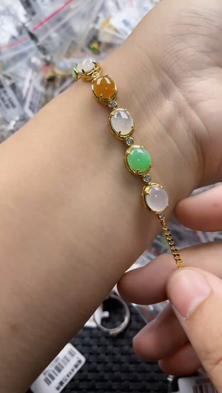 翡翠戒指银S925镶嵌9999     9