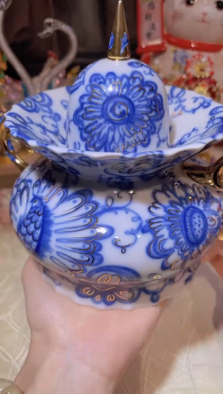 【闪购商品】茶宠搪罐瓷器好看全部防漏带走