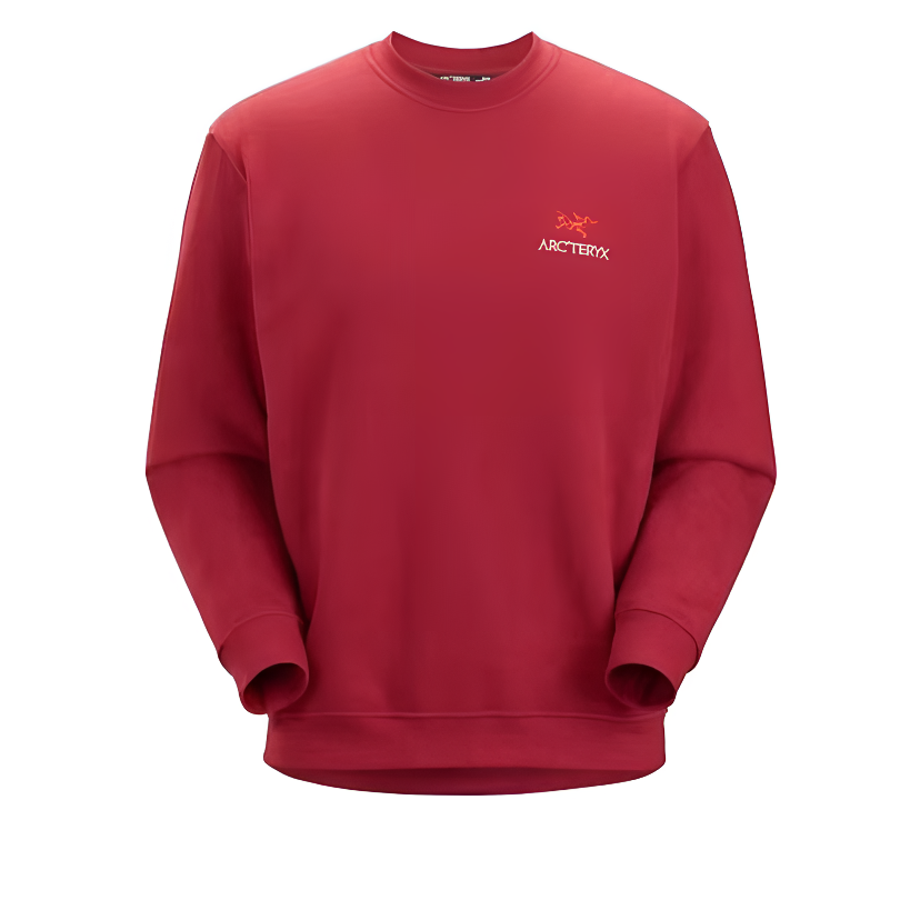 【ARCTERYX始祖鸟】EMBLEM FLEECE CREW户外卫衣加绒长袖