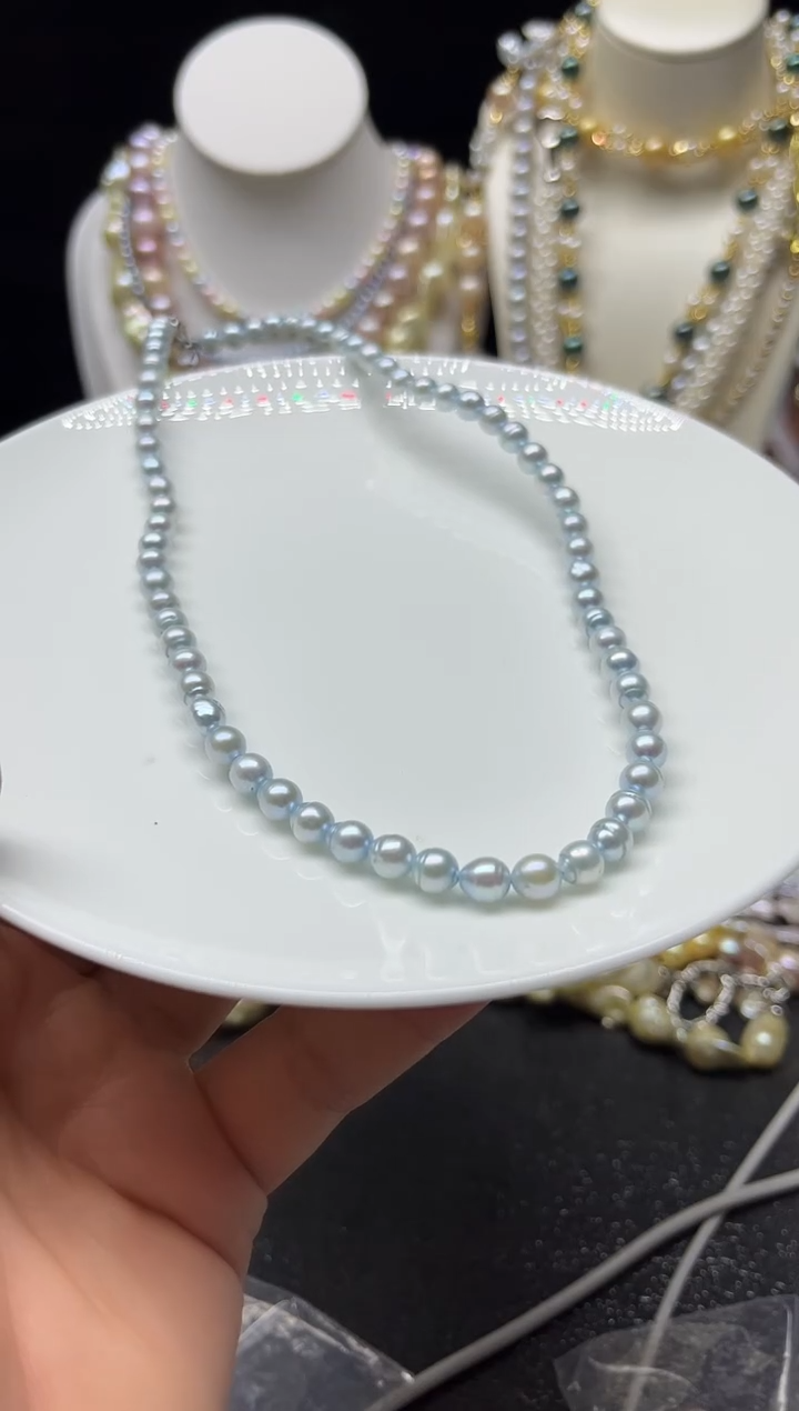 淡水珍珠未镶嵌颈饰多人