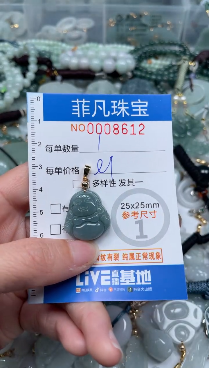 【闪购商品】翡翠颈饰未镶嵌00..8612