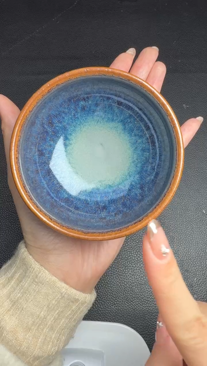 茶盏蔡炳昆柴烧盏93