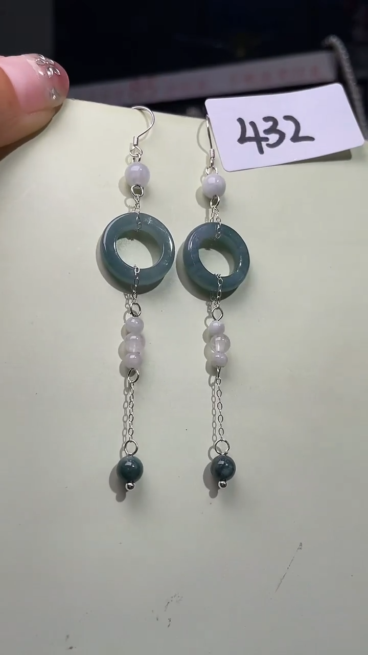 未镶嵌翡翠耳饰喜欢拍