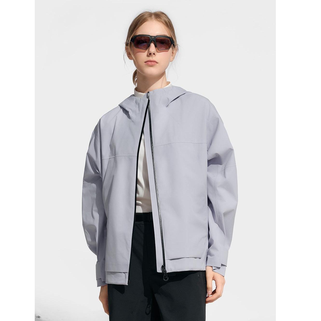 Fila/斐乐男女款冲锋衣运动户外防水休闲连帽防风A51M441706F