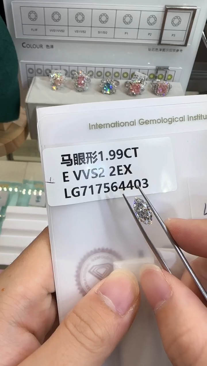 裸石实验室培育钻石@ 1.99ct 先鉴赏，再定制！