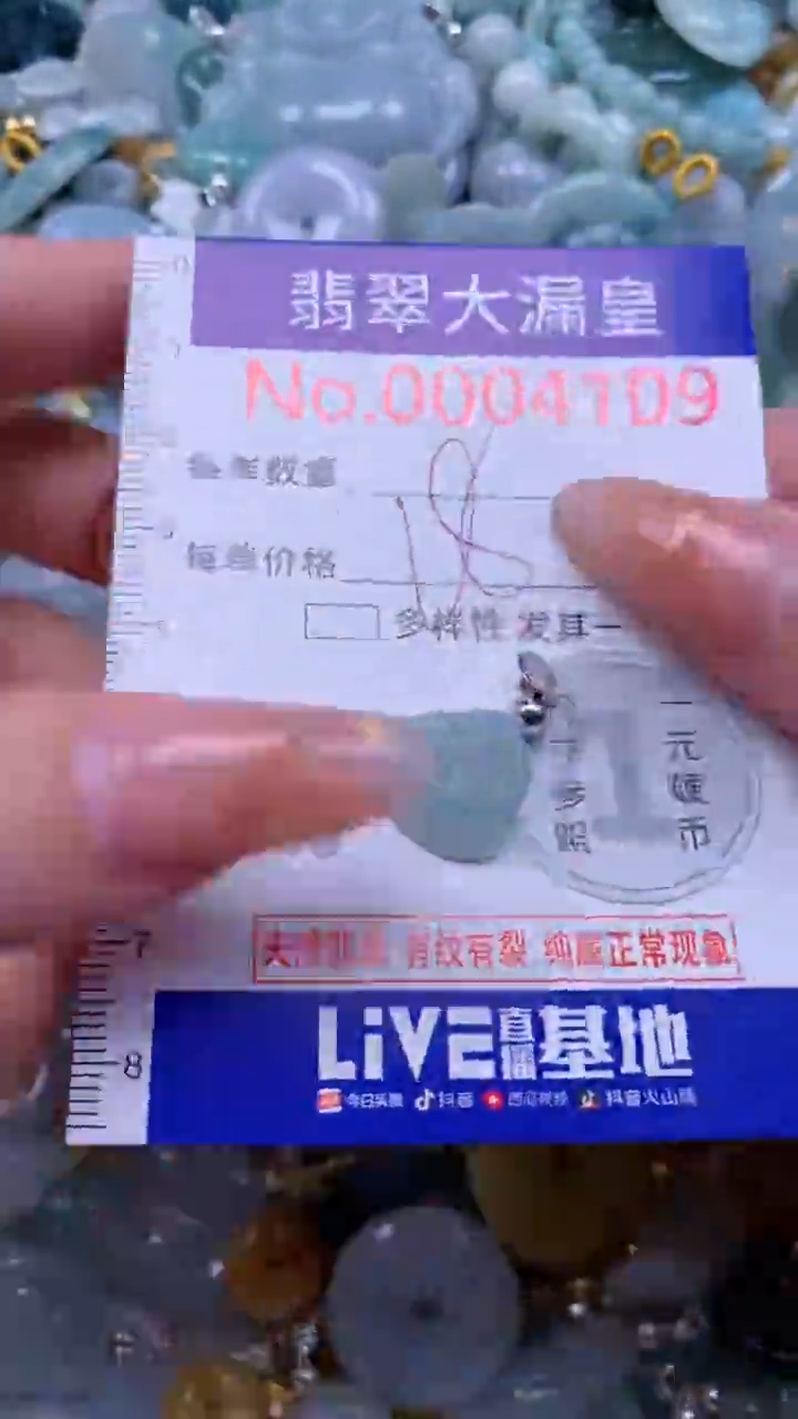 翡翠未镶嵌吊坠(不含链)4109