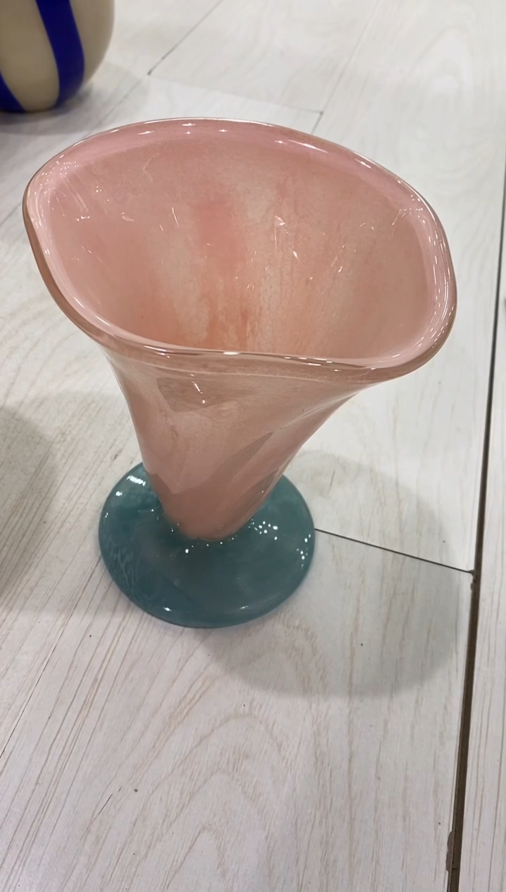 慕忆家手作琉璃花瓶小号