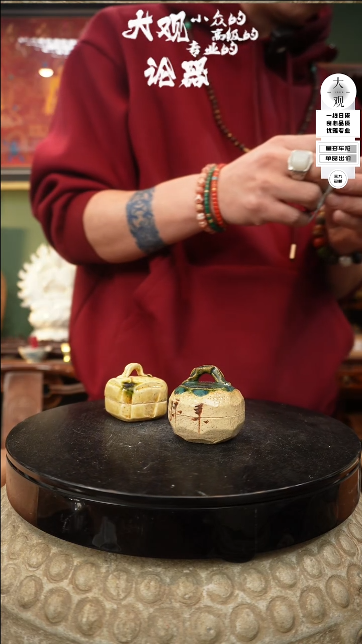 【闪购商品】瓷片大观论器两只