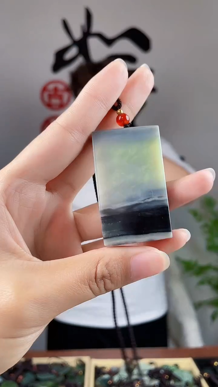 和田玉未镶嵌颈饰拍一发一，多样性发货