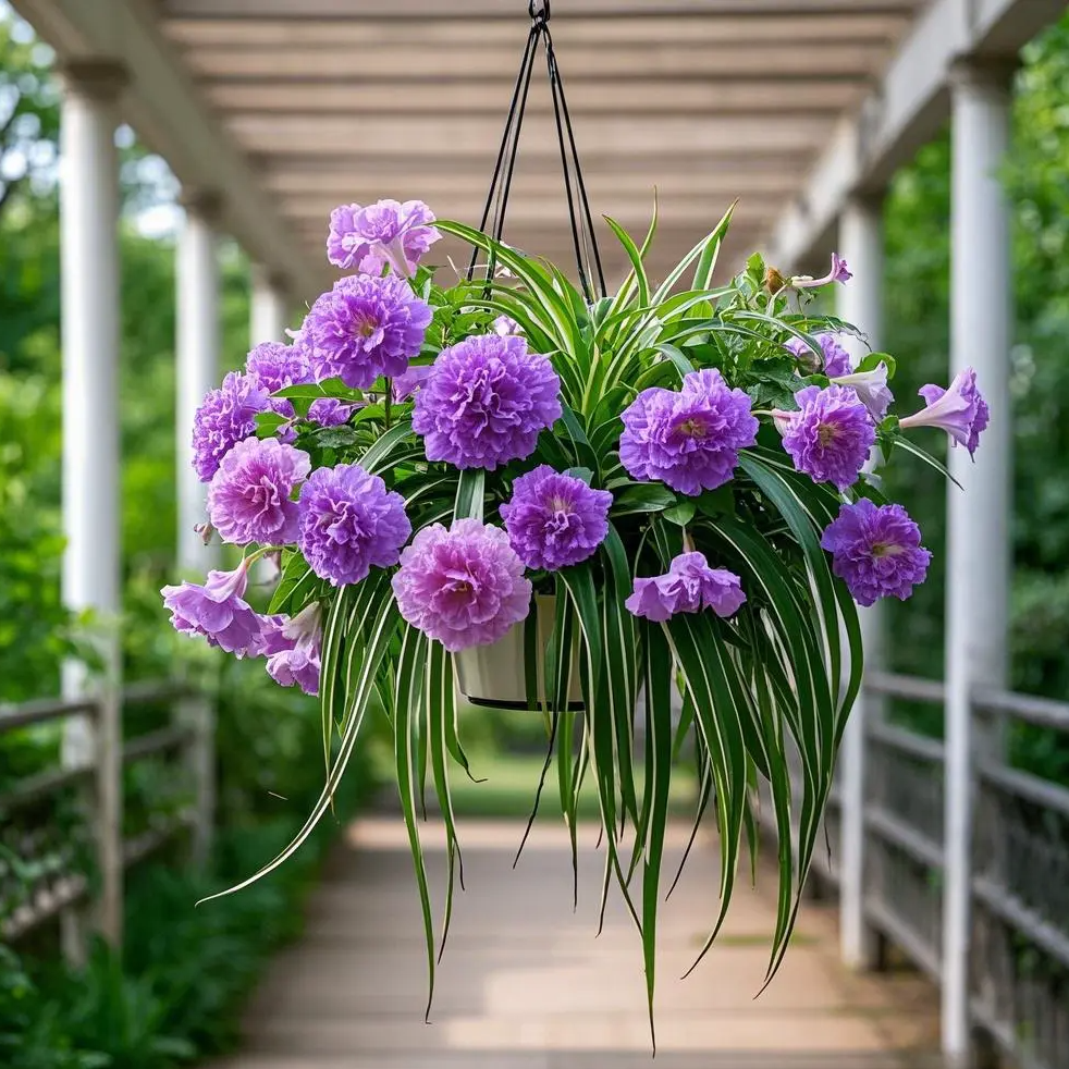 【正宗】浓香型金娃娃吊兰球根大花型重瓣花卉绿植盆栽四季种植耐寒