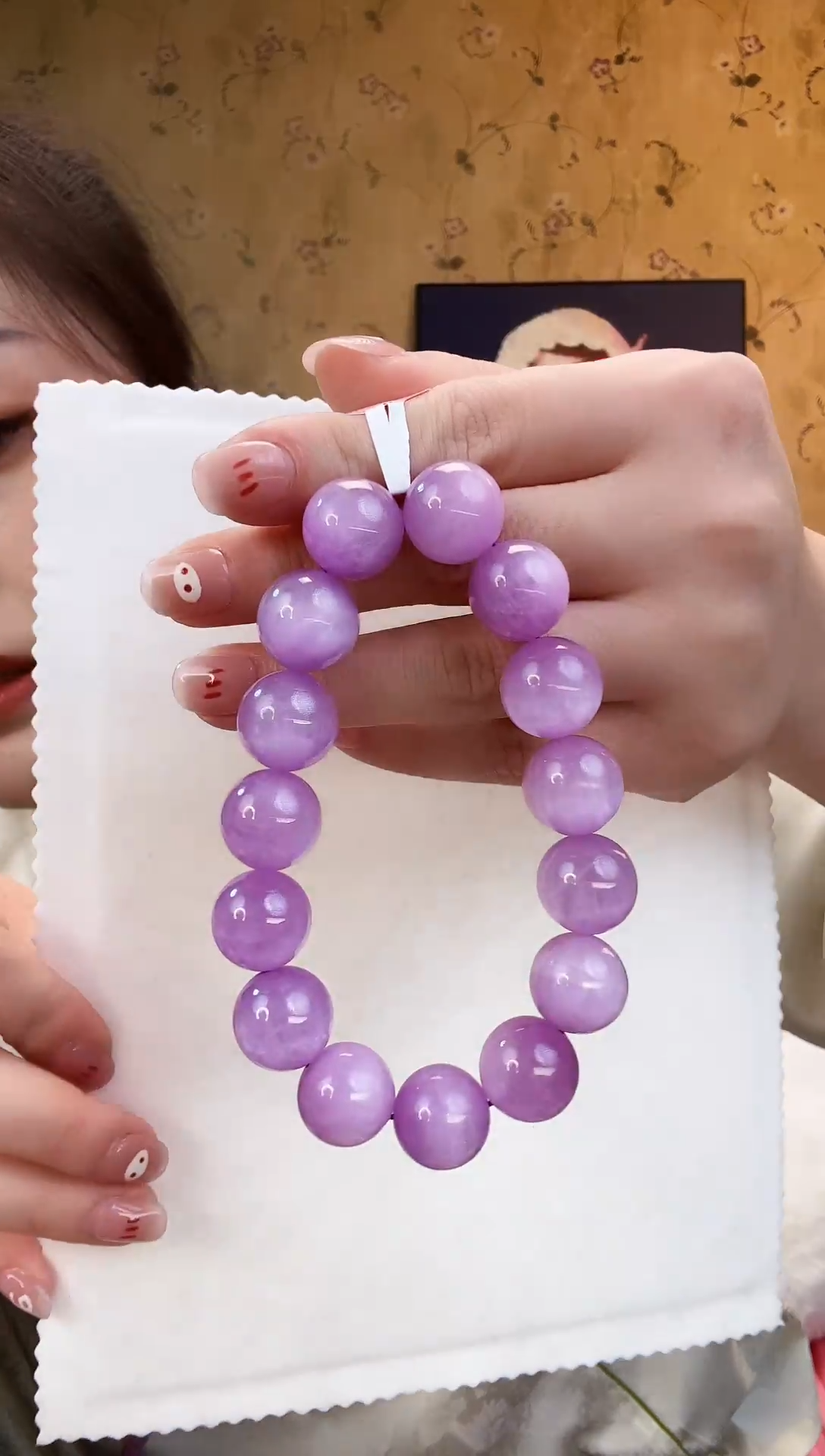 【闪购商品】锂辉石手串未镶嵌紫锂辉手串15