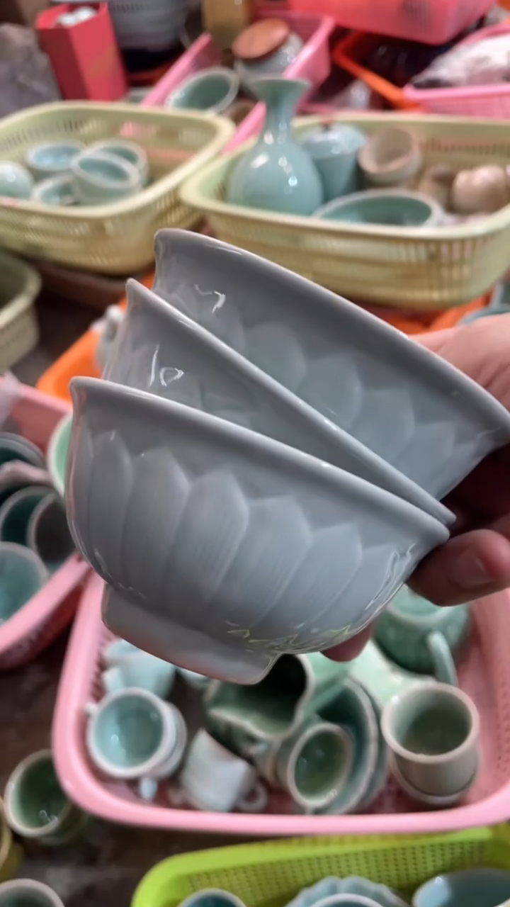 【闪购商品】3个 特价福利 微瑕 慧仙青瓷