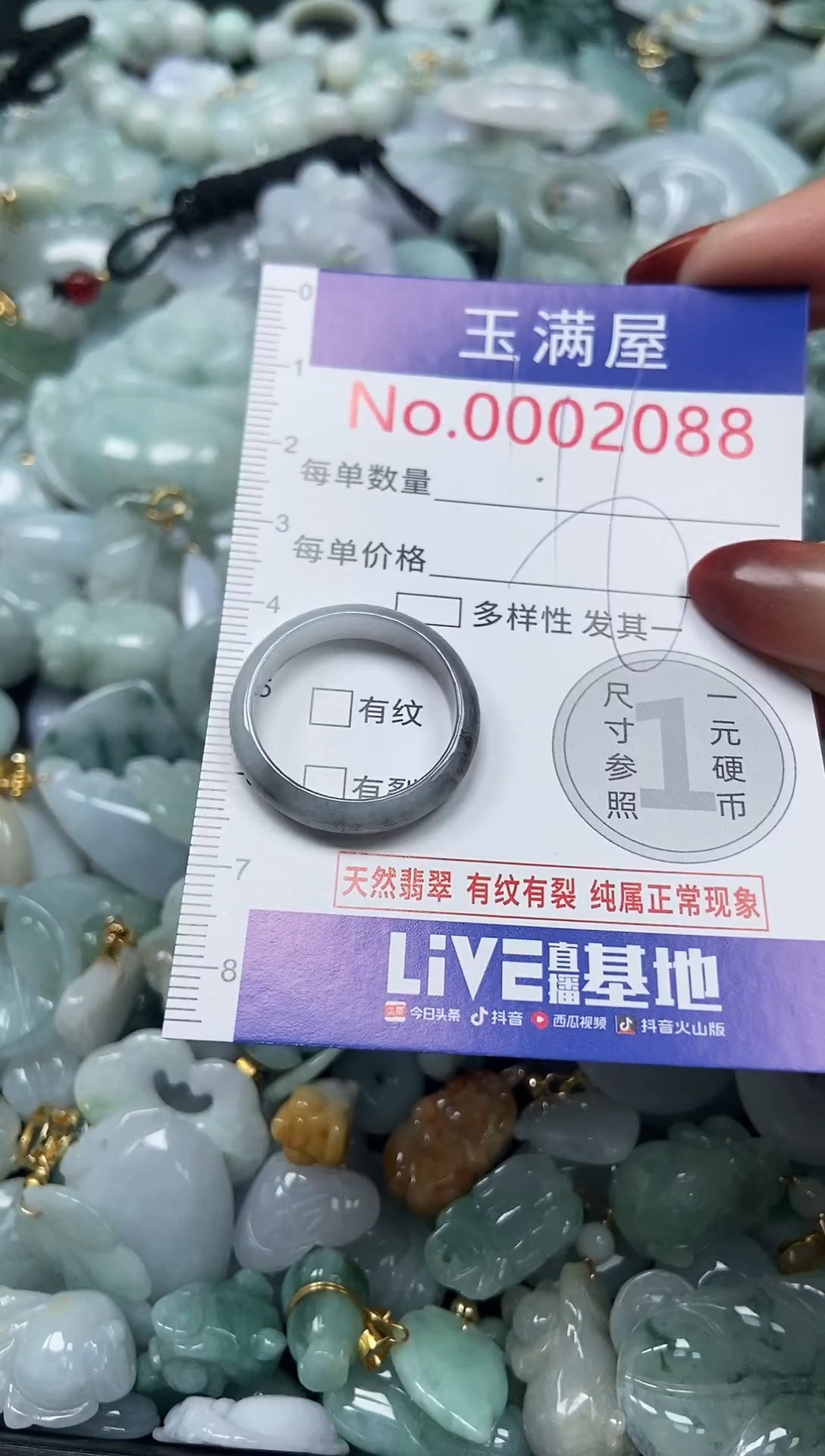 颈饰未镶嵌翡翠2088