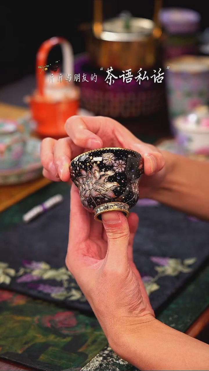 灵玺贡坊   措金银   荷花   单杯