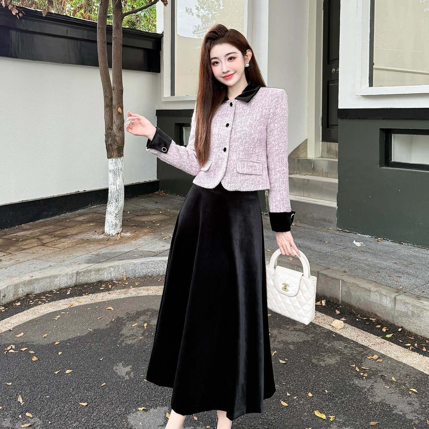 5069#小香风外套