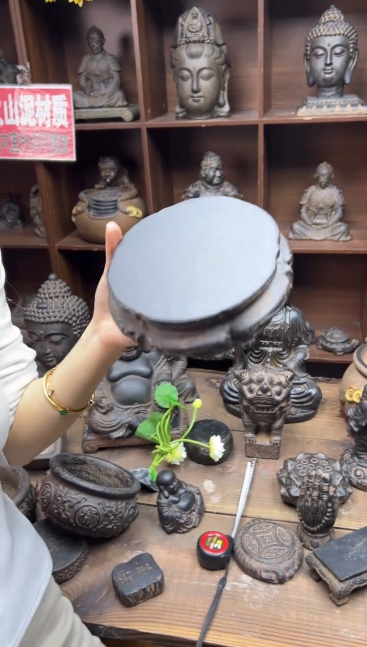 陶土【火山泥】金箍坛底座