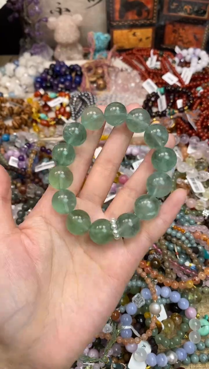 未镶嵌手链萤石134