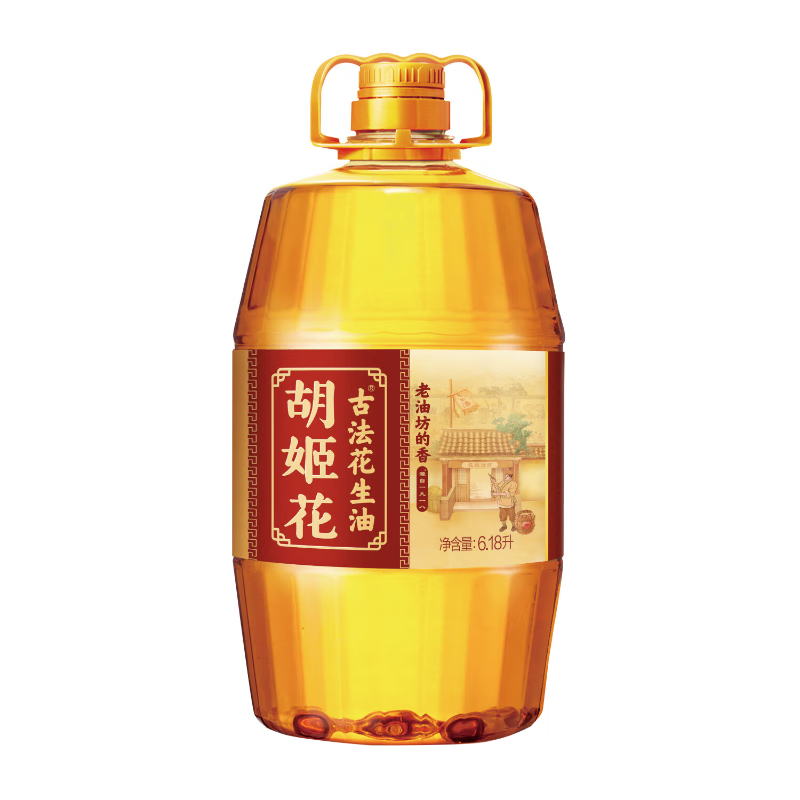 Y胡姬花古法花生油 6.18L/桶 新老包装随机