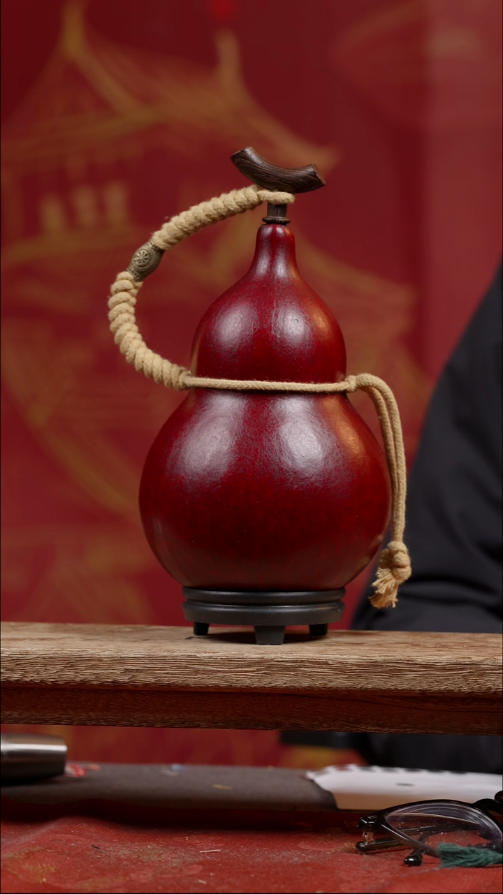 584号大漆精品葫芦一物一拍600ml