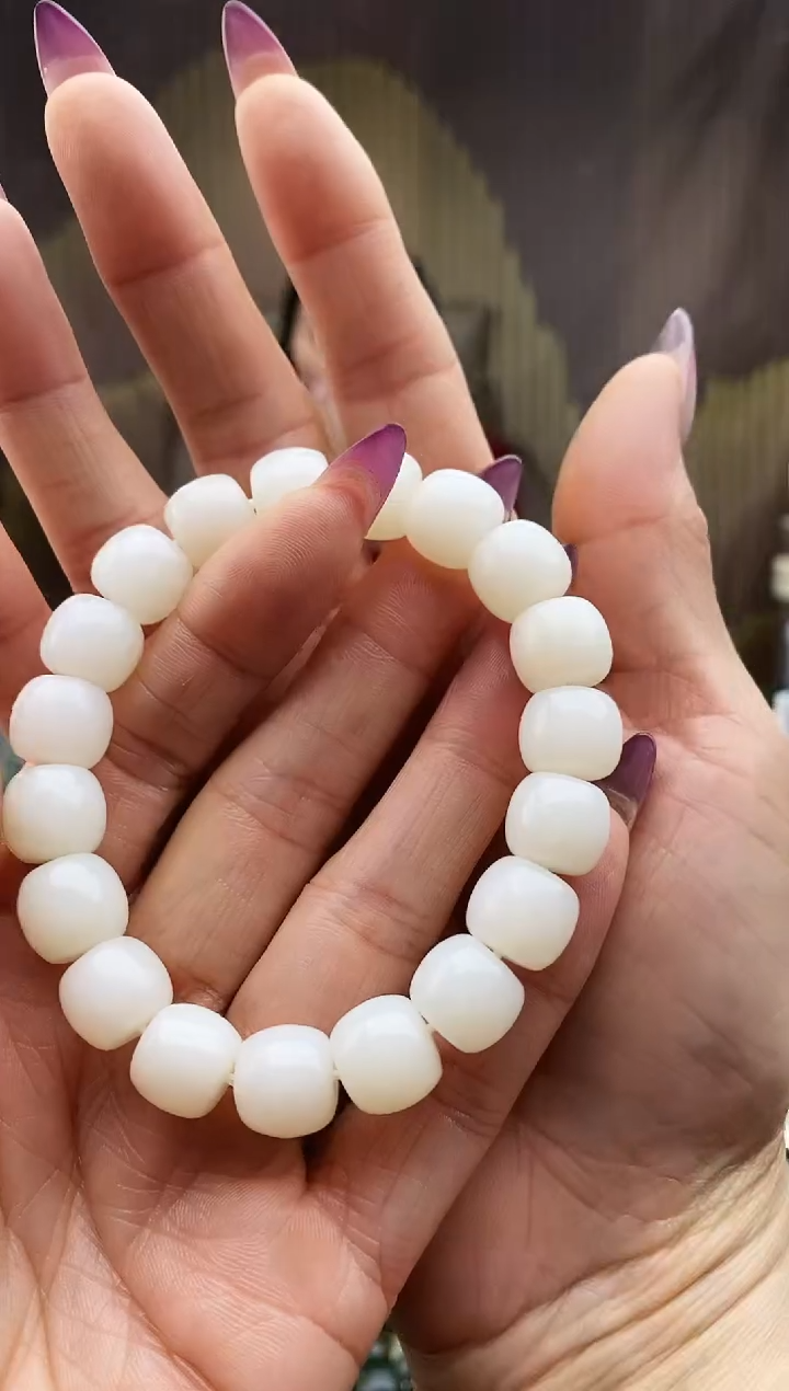 未镶嵌手串和田玉直切米达12