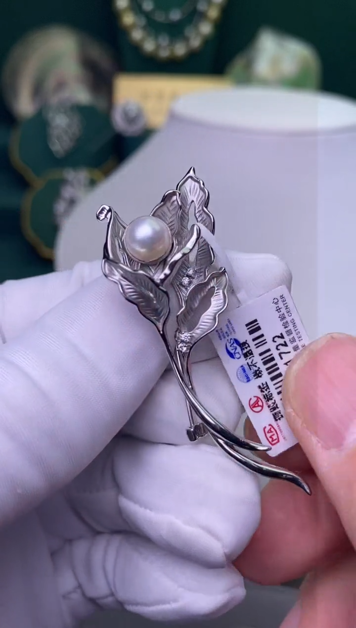 【闪购商品】海水珍珠胸饰未镶嵌6-7