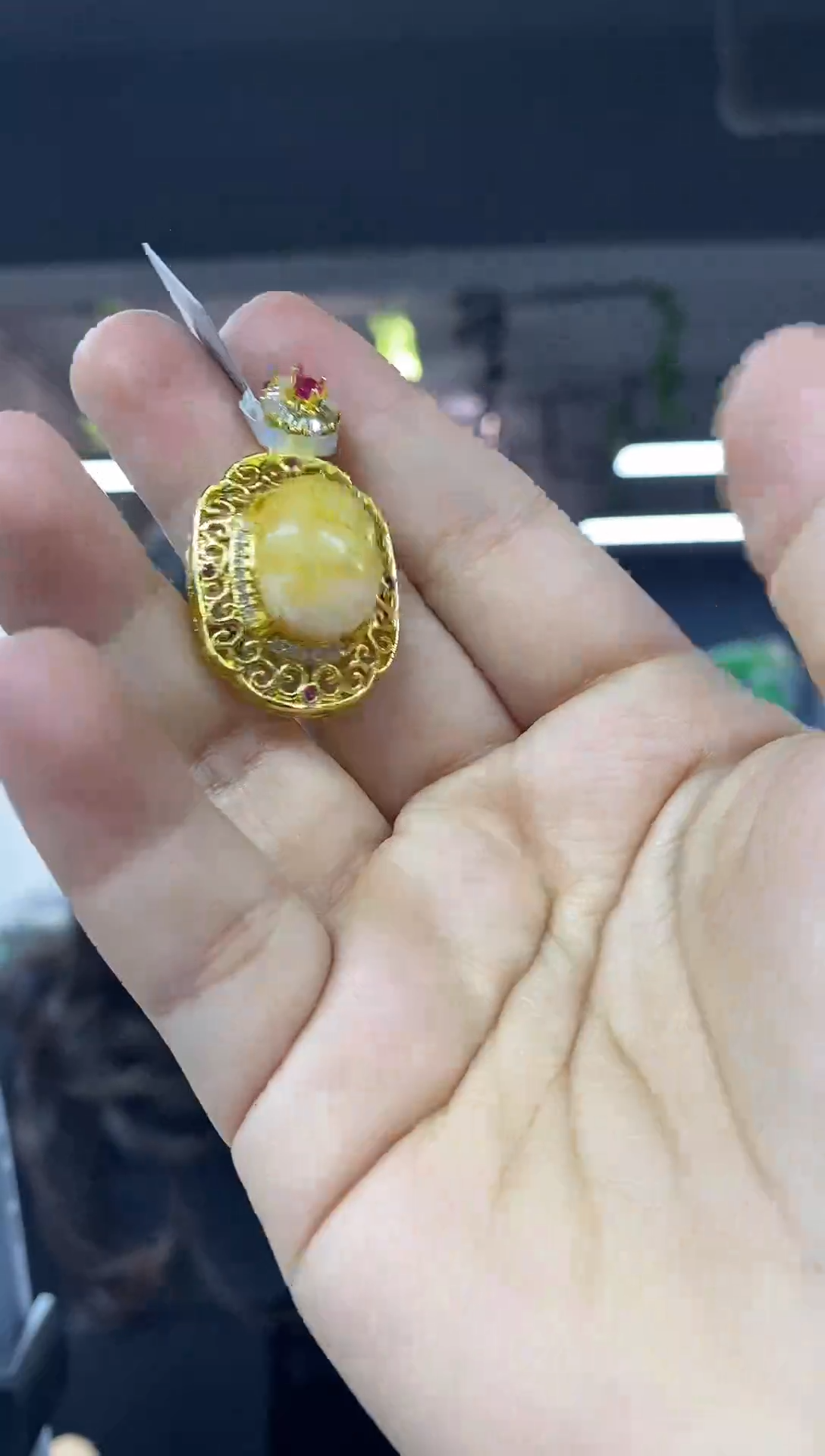 裸石蜜蜡未镶嵌多样性发其一颜色微差