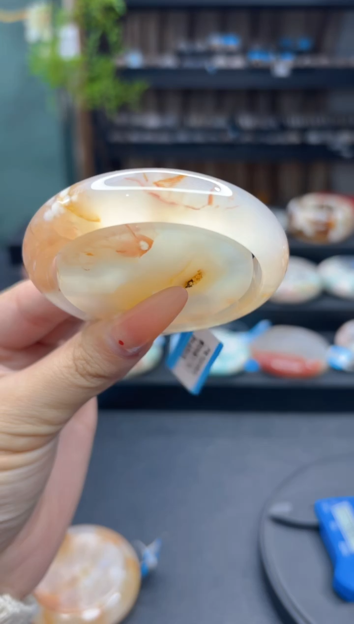 【闪购商品】石英质玉手镯未镶嵌197（55圈赠送镯心）