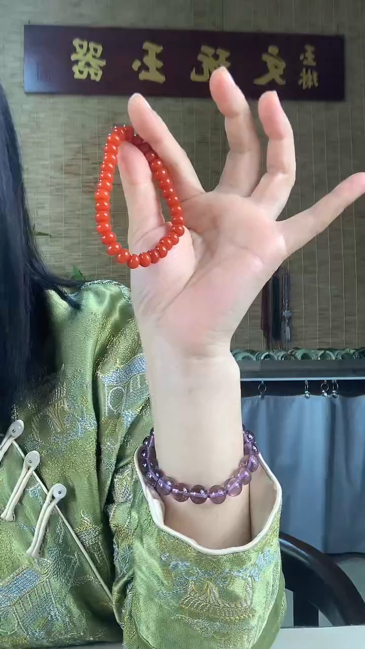 未镶嵌手串玛瑙/玉髓南红手串