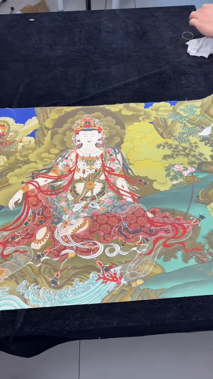装裱画唐卡藏艺阁高端精美绘画作品TK16108