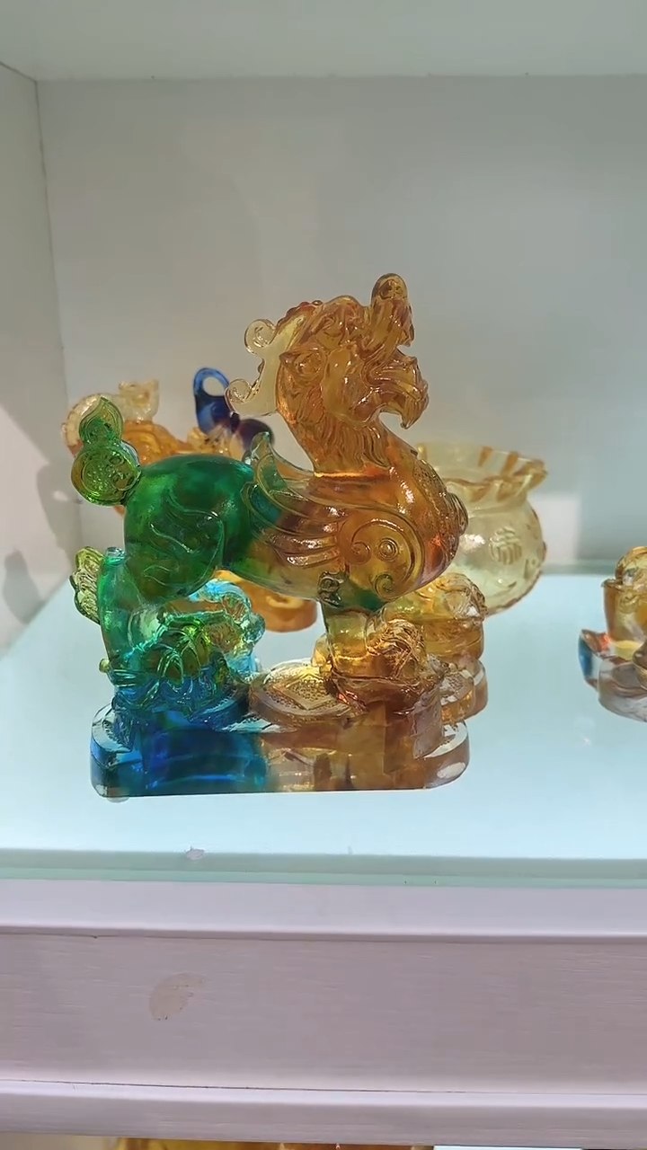 手工艺品琉璃一*貔貅