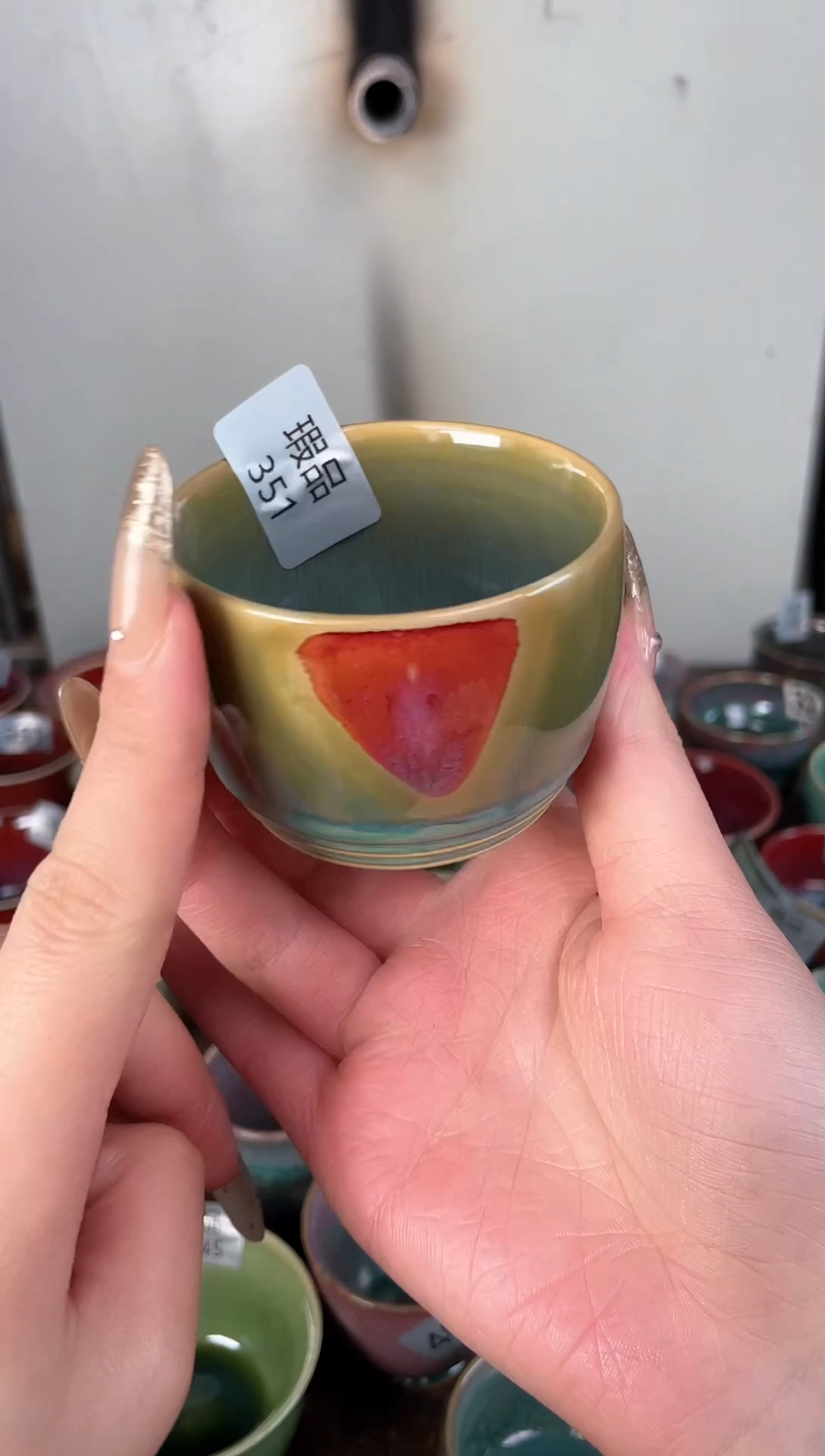 【闪购商品】摆件钧瓷手工茶器窑变