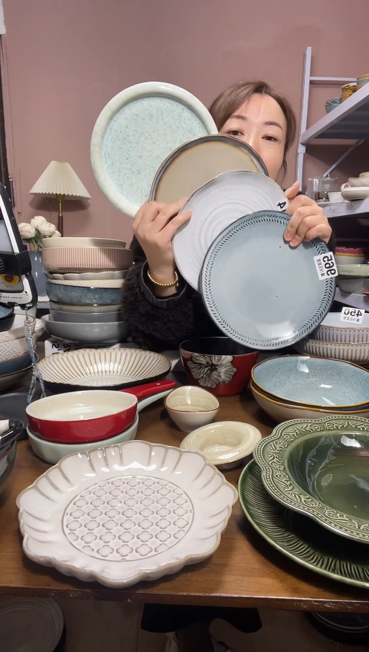 陶瓷微瑕（4个装）小盘子套装