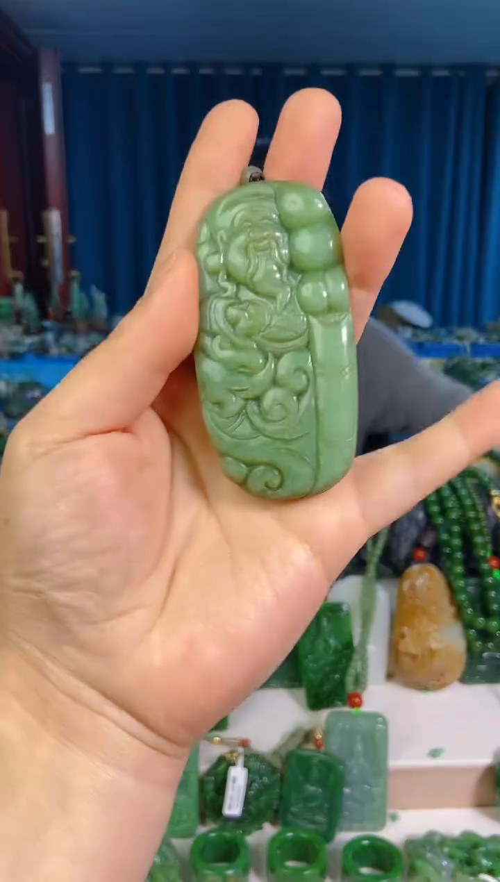 和田玉未镶嵌挂件1