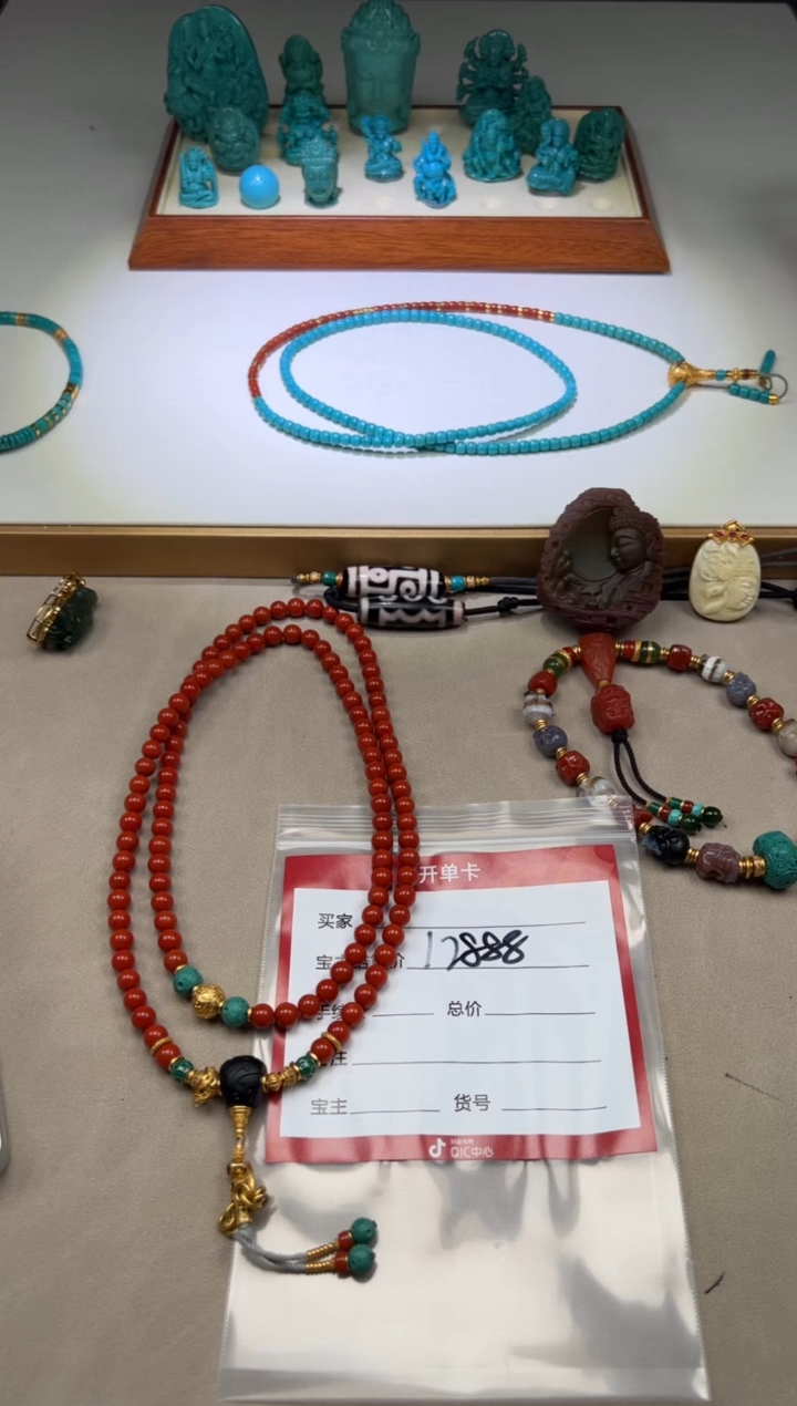 【闪购商品】南红玛瑙手串手串18K金镶嵌手串手串