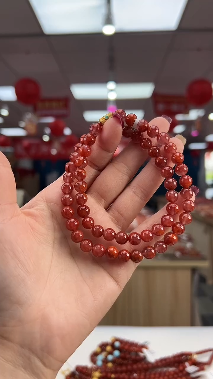 【闪购商品】南红玛瑙珠串未镶嵌多样发其一/