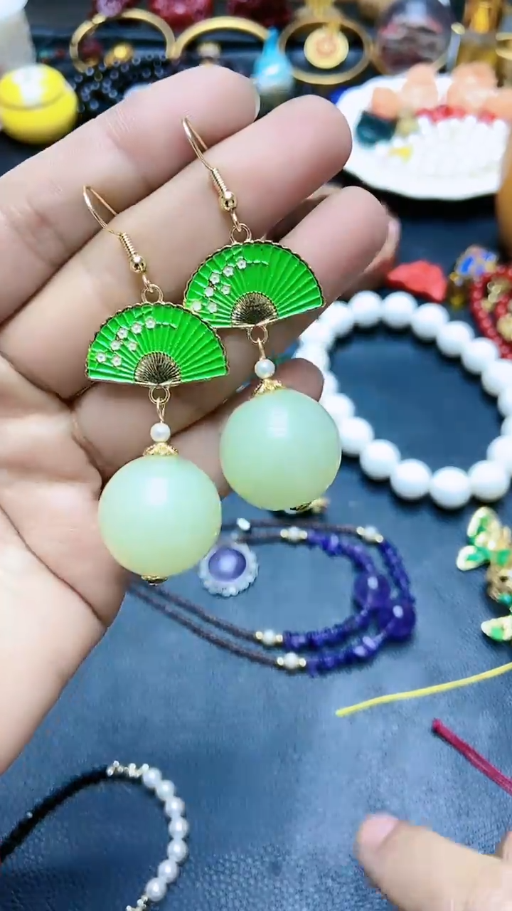 【闪购商品】玛瑙/玉髓耳钉未镶嵌A19