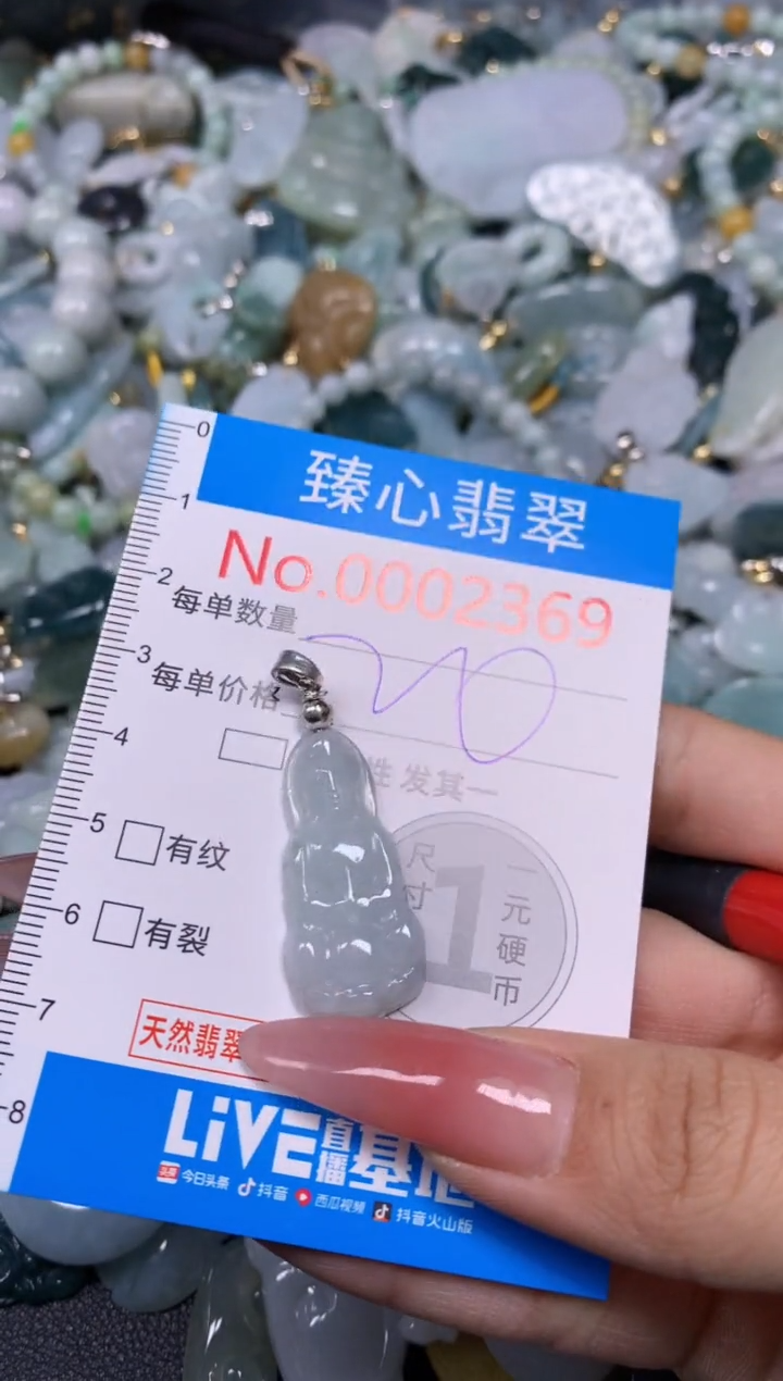 【闪购商品】翡翠颈饰未镶嵌含绳0002369