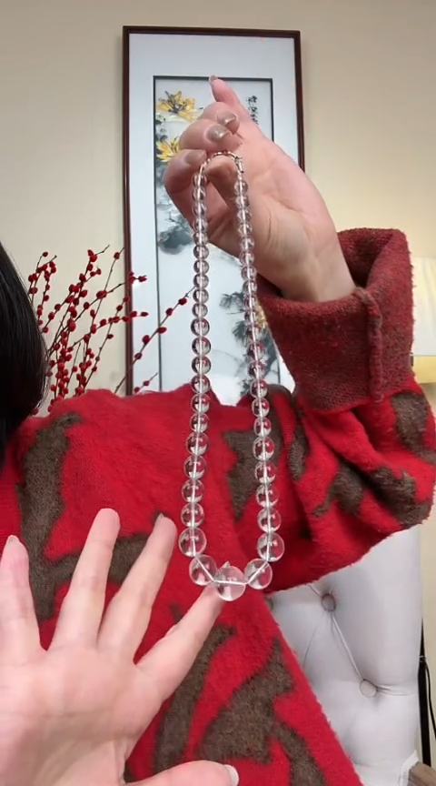 【闪购商品】水晶颈饰银S925镶嵌水晶