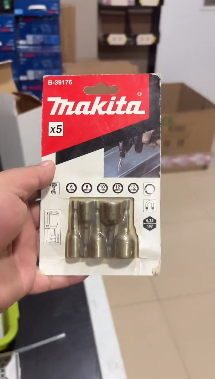B-391761/4磁性套筒 5PC(6-13mm)
