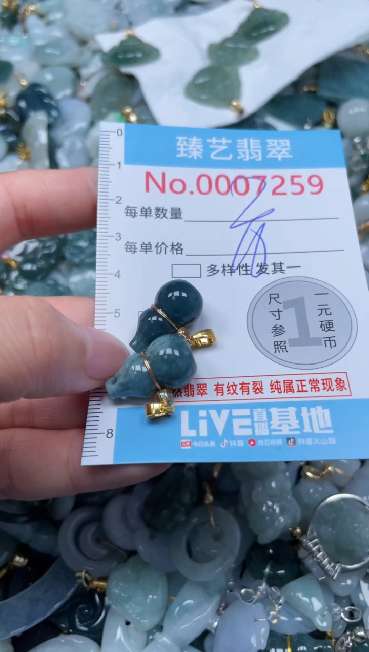 颈饰未镶嵌翡翠7259