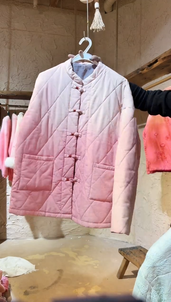 粉染棉服植物染11