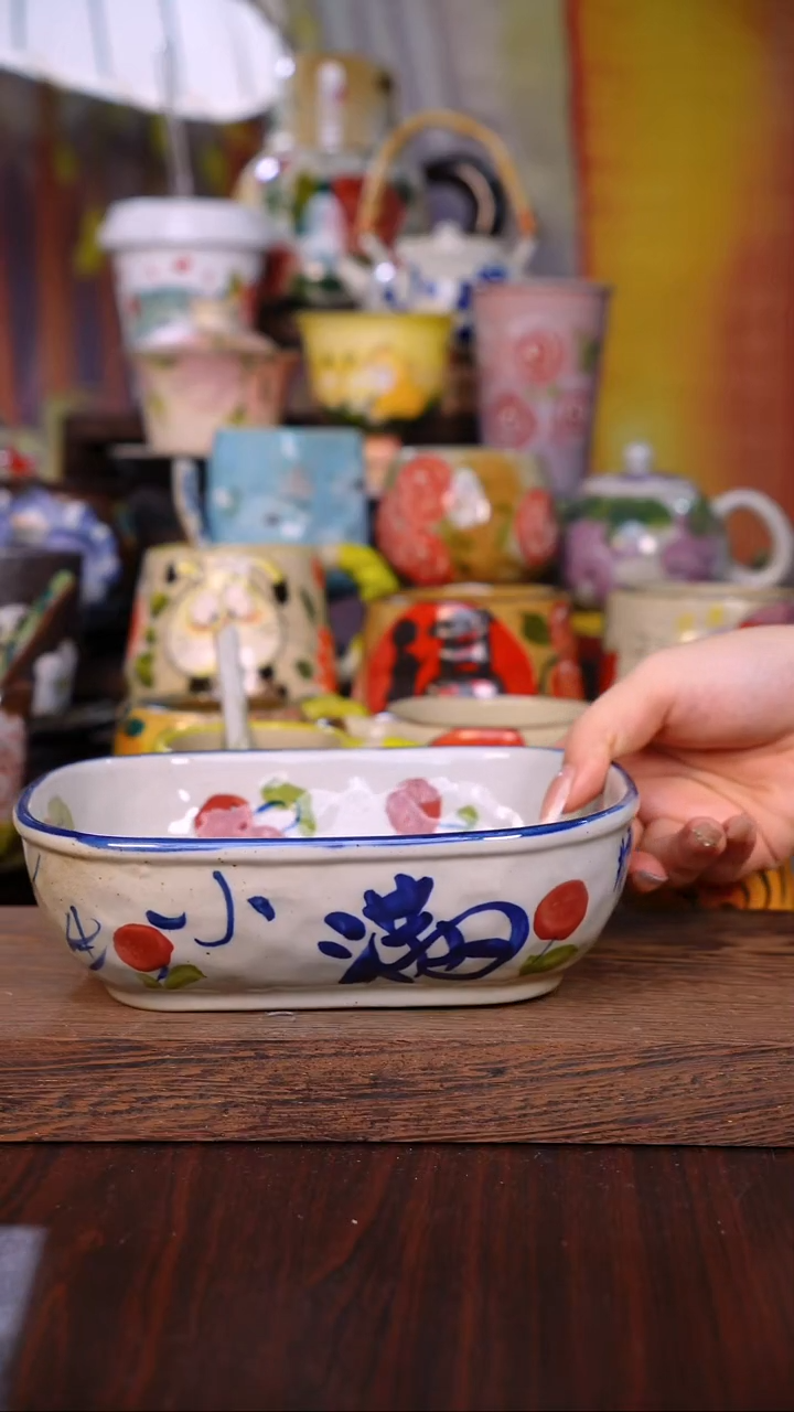杯子陶泥垚手作 景德镇手工手绘陶瓷器物