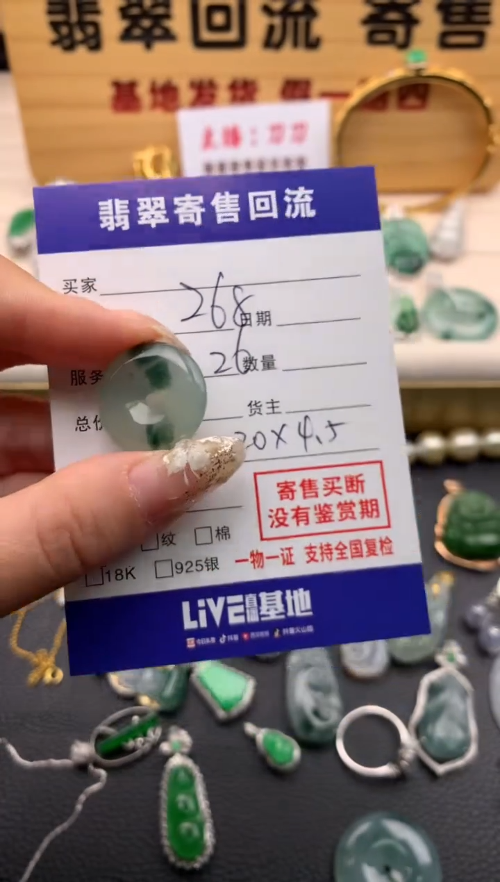 【闪购商品】翡翠颈饰未镶嵌21009871