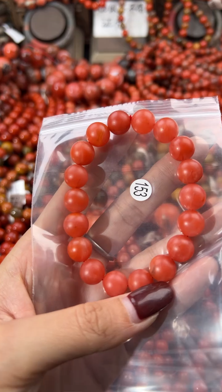 未镶嵌手串南红玛瑙10+