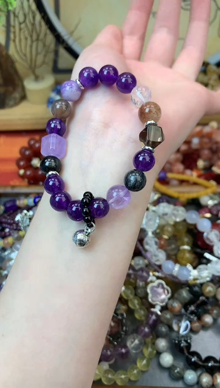 【闪购商品】紫晶手链未镶嵌1384手串