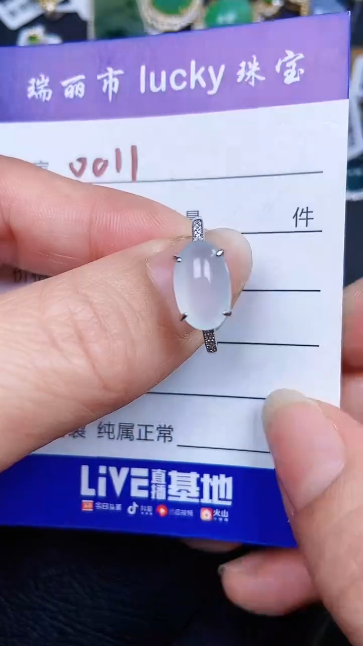 颈饰银S925镶嵌翡翠0011